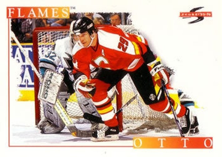 #186 Joel Otto - Calgary Flames - 1995-96 Score Hockey