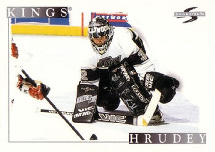 #198 Kelly Hrudey - Los Angeles Kings - 1995-96 Score Hockey