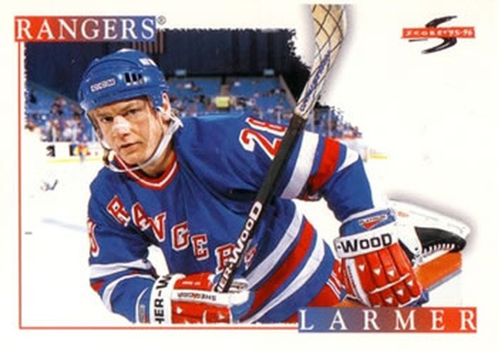 #211 Steve Larmer - New York Rangers - 1995-96 Score Hockey