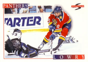 #218 Dave Lowry - Florida Panthers - 1995-96 Score Hockey
