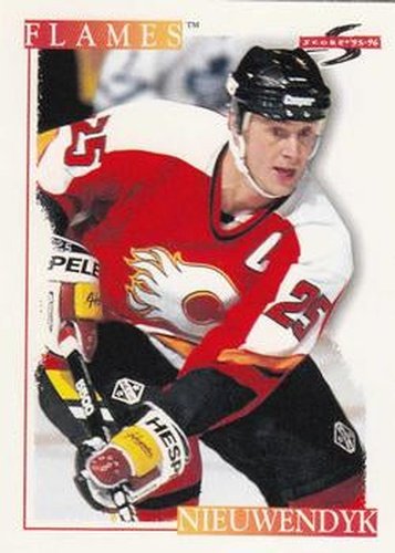 #229 Joe Nieuwendyk - Calgary Flames - 1995-96 Score Hockey