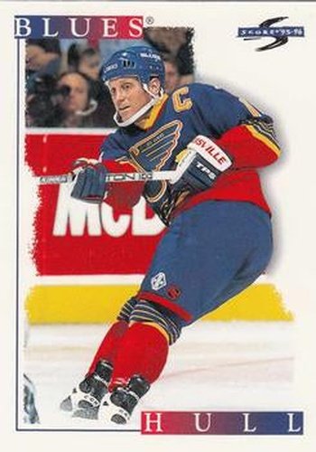#235 Brett Hull - St. Louis Blues - 1995-96 Score Hockey
