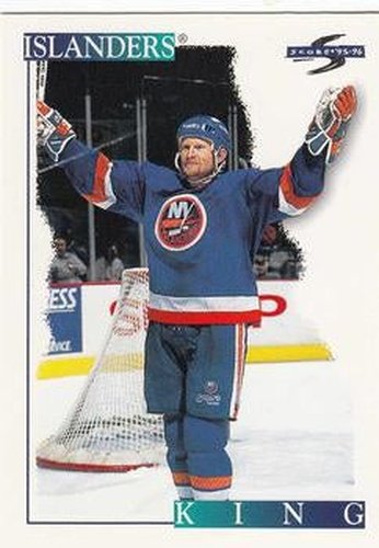 #238 Derek King - New York Islanders - 1995-96 Score Hockey
