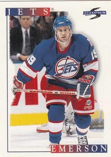 #259 Nelson Emerson - Winnipeg Jets - 1995-96 Score Hockey