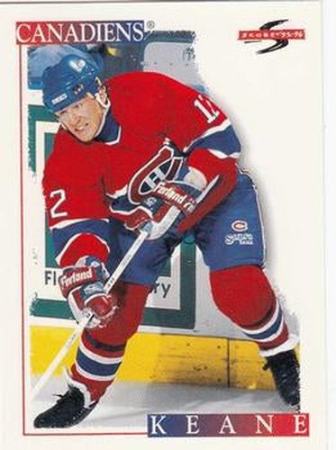 #266 Mike Keane - Montreal Canadiens - 1995-96 Score Hockey