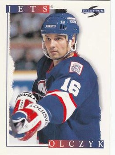 #282 Ed Olczyk - Winnipeg Jets - 1995-96 Score Hockey