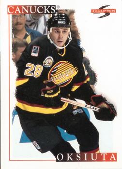 #285 Roman Oksiuta - Vancouver Canucks - 1995-96 Score Hockey