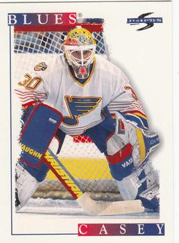 #290 Jon Casey - St. Louis Blues - 1995-96 Score Hockey