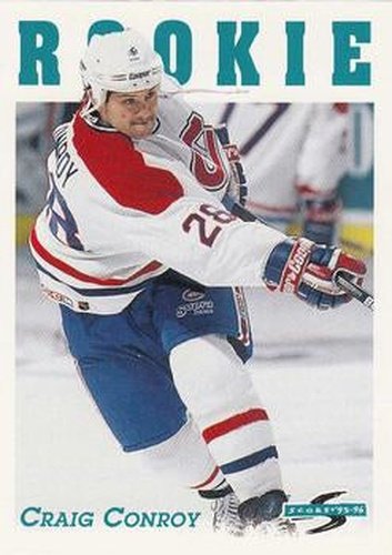 #297 Craig Conroy - Montreal Canadiens - 1995-96 Score Hockey