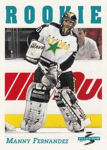 #299 Manny Fernandez - Dallas Stars - 1995-96 Score Hockey