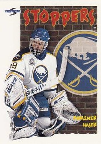 #325 Dominik Hasek - Buffalo Sabres - 1995-96 Score Hockey