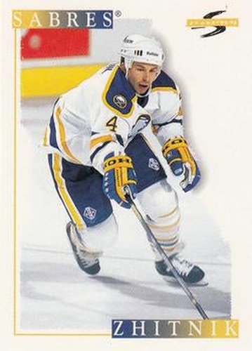 #47 Alexei Zhitnik - Buffalo Sabres - 1995-96 Score Hockey