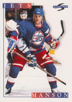 #59 Dave Manson - Winnipeg Jets - 1995-96 Score Hockey