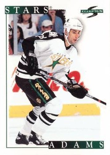 #89 Greg Adams - Dallas Stars - 1995-96 Score Hockey