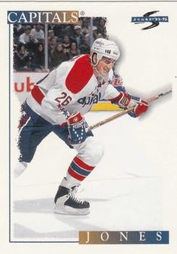 #95 Keith Jones - Washington Capitals - 1995-96 Score Hockey