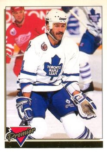#517 Jamie Macoun - Toronto Maple Leafs - 1993-94 O-Pee-Chee Premier Hockey - Gold