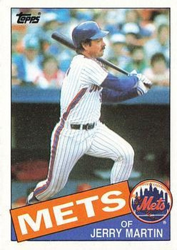 #517 Jerry Martin - New York Mets - 1985 Topps Baseball