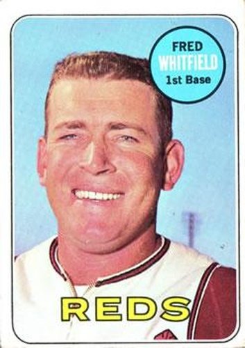 #518 Fred Whitfield - Cincinnati Reds - 1969 Topps Baseball