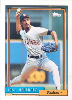 #518 Jose Melendez - San Diego Padres - 1992 Topps Baseball
