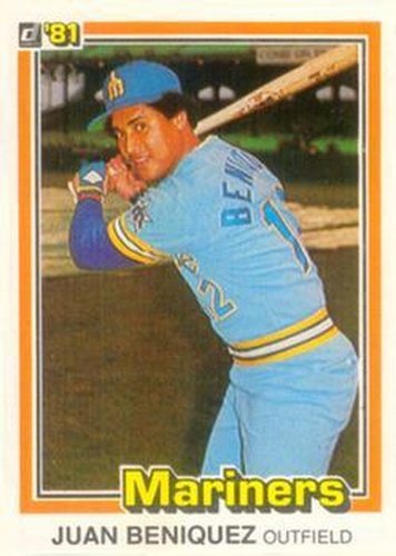 #518 Juan Beniquez - Seattle Mariners - 1981 Donruss Baseball