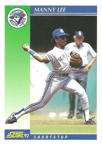 #518 Manny Lee - Toronto Blue Jays - 1992 Score Baseball