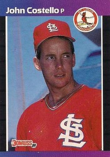 #518 John Costello - St. Louis Cardinals - 1989 Donruss Baseball