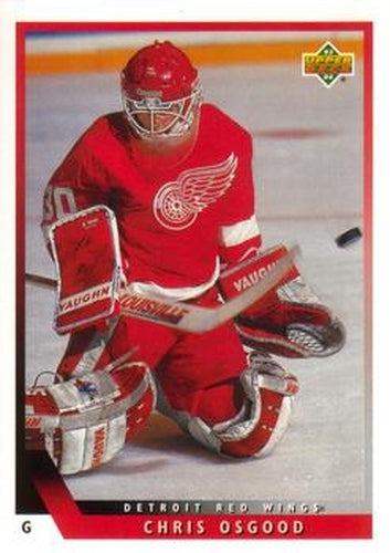 #519 Chris Osgood - Detroit Red Wings - 1993-94 Upper Deck Hockey