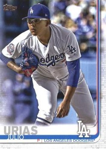 #519 Julio Urias - Los Angeles Dodgers - 2019 Topps Baseball