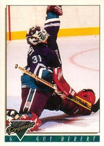 #519 Guy Hebert - Anaheim Mighty Ducks - 1993-94 O-Pee-Chee Premier Hockey