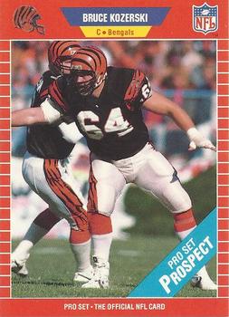 #519 Bruce Kozerski - Cincinnati Bengals - 1989 Pro Set Football