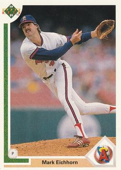 #519 Mark Eichhorn - California Angels - 1991 Upper Deck Baseball