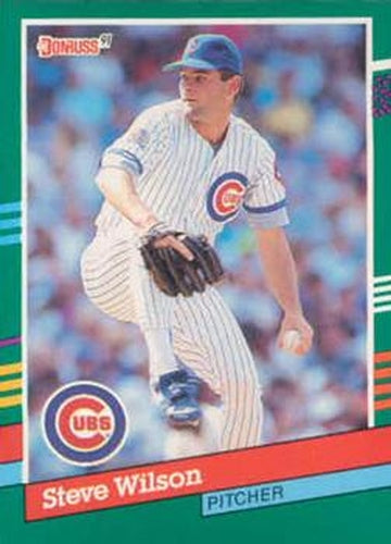 #519 Steve Wilson - Chicago Cubs - 1991 Donruss Baseball