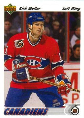 #519 Kirk Muller - Montreal Canadiens - 1991-92 Upper Deck Hockey