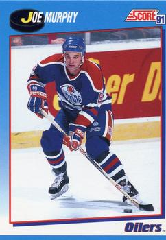 #519 Joe Murphy - Edmonton Oilers - 1991-92 Score Canadian Bilingual Hockey