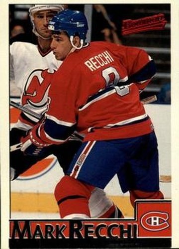 #51 Mark Recchi - Montreal Canadiens - 1995-96 Bowman Hockey