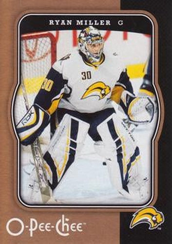 #51 Ryan Miller - Buffalo Sabres - 2007-08 O-Pee-Chee Hockey
