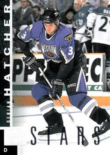 #51 Derian Hatcher - Dallas Stars - 1997-98 Upper Deck Hockey