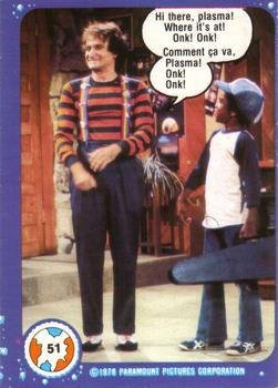 #51 Hi There Plasma! Where It's At! Onk! Onk! - 1978 O-Pee-Chee Mork & Mindy