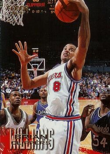 #51 Brian Williams - Los Angeles Clippers - 1996-97 Fleer Basketball