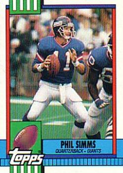 #51 Phil Simms - New York Giants - 1990 Topps Football