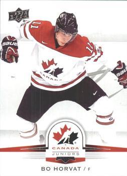 #51 Bo Horvat - Canada - 2014-15 Upper Deck Team Canada Juniors Hockey