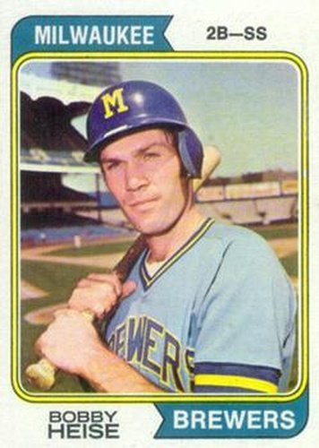 #51 Bobby Heise - Milwaukee Brewers - 1974 Topps Baseball