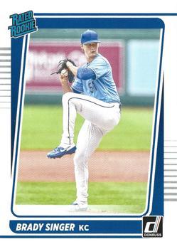 #51 Brady Singer - Kansas City Royals - 2021 Donruss Baseball