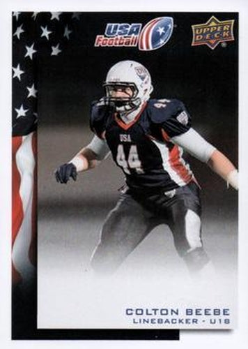 #51 Colton Beebe - USA - 2014 Upper Deck USA Football