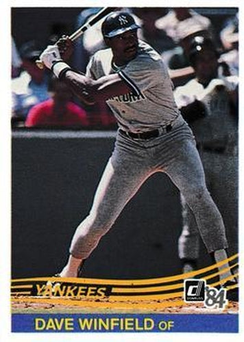 #51 Dave Winfield - New York Yankees - 1984 Donruss Baseball