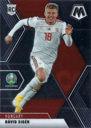 #51 David Siger - Hungary - 2021 Panini Mosaic UEFA EURO Soccer
