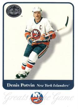 #51 Denis Potvin - New York Islanders - 2001-02 Fleer Greats of the Game Hockey