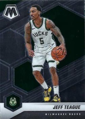#51 Jeff Teague - Milwaukee Bucks - 2020-21 Panini Mosaic Basketball