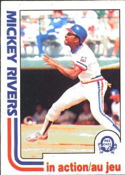 #51 Mickey Rivers - Texas Rangers - 1982 O-Pee-Chee Baseball