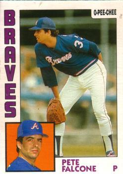 #51 Pete Falcone - Atlanta Braves - 1984 O-Pee-Chee Baseball